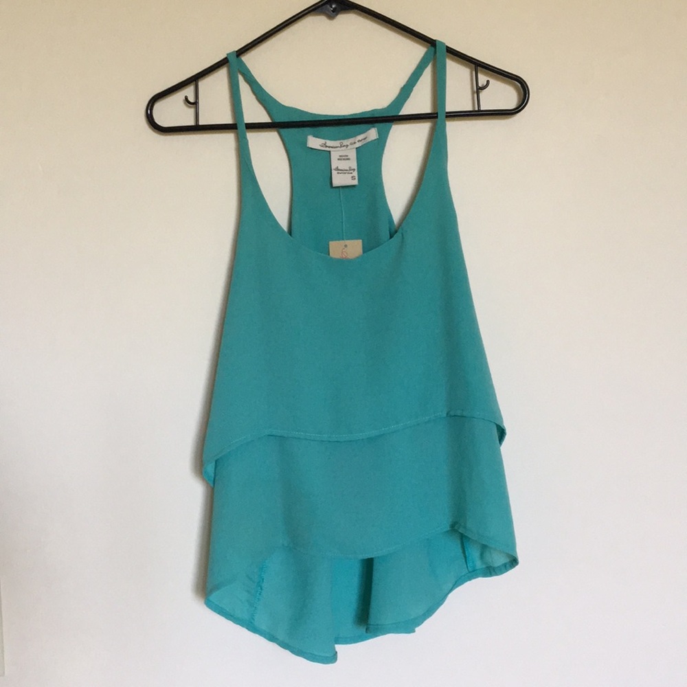 American Rag Layered Blue Tank